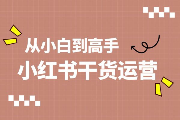 小红书全面学习课程（重点推荐）（25集视频+ppt课件）