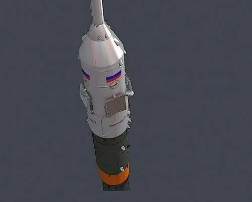 SOYUZ TMA苏联太空火箭3D/C4D模型