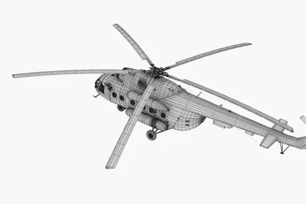 Mi-8MTV 直升机3D/C4D模型