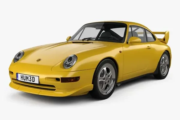 保时捷911 Carrera RS Clubsport（993）1995 汽车3D/C4D模型