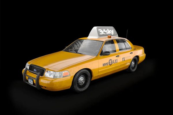 NY Taxi出租车汽车3D模型