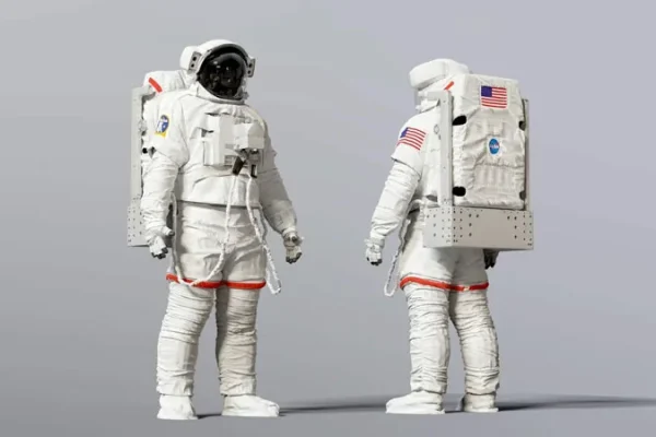 EMU NASA 宇航服FBX格式3D模型