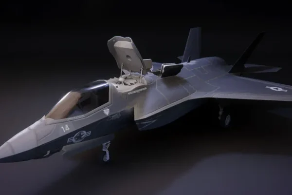 F35战斗机低多边形3D模型